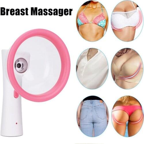 2 size Breast Massage Therapy Machine Enlargement Pump Lifting Breast Enhancer Massager Cup And Body Shaping Beauty Device
