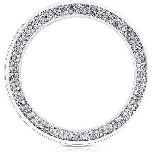 Steering Wheel Decal for -BMW 3 4 5 6 Series X3 X5 Crystal Car Wheel Logo Ring - Rhinestone Logo Sticker