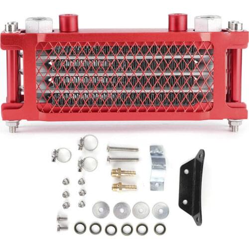 Car accesories thermostat housing Motorcycle Oil Cooler Red Cooling System for 100‑250CC Off‑Road Vehicle