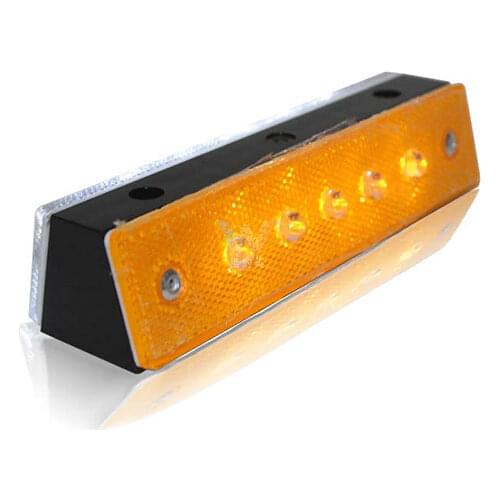 White Amber 24V Wired Raised Pavement Maker Tunnel Coastal Safety Road Stud Light