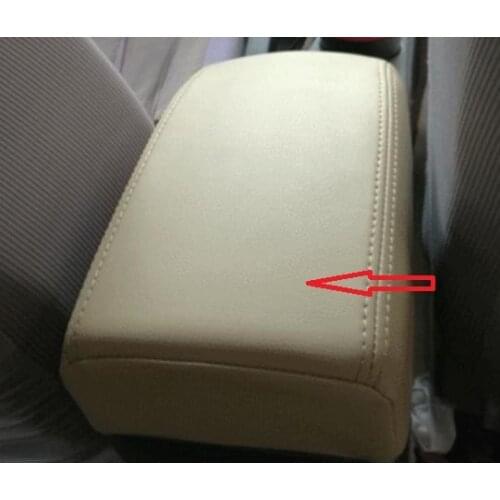 Microfibre Leather Center Armrest Case Cover For Nissan Qashqai 2007-2017 central armrest box Leather Cover Car decoration