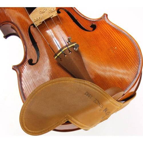Fom sheepskin Size 4/4 and 3/4 violin Chinrest cover geniune leather
