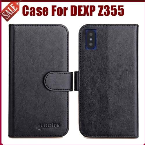 Hot Sale! DEXP Z355 Case New Arrival 6 Colors High Quality Flip Leather Protective Cover For DEXP Z355 Case Phone Bag
