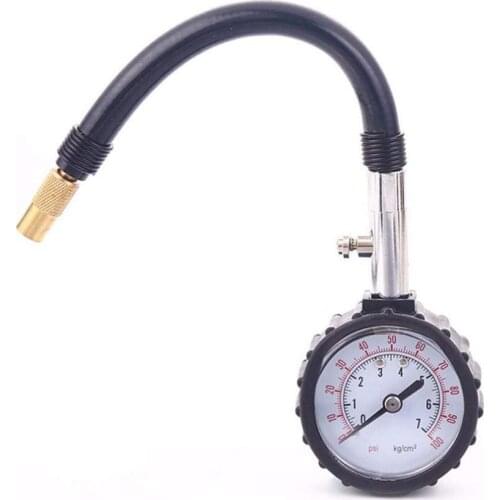 100 PSI Tire Pressure Gauge Duty Best Accurate Heavy Duty Air Pressure Tire Gauge For Car & Motorcycle Free Shpping