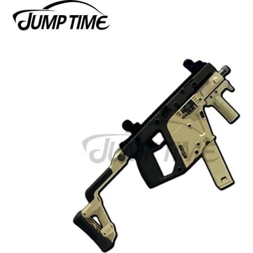 JumpTime 13 x 5.3cm For Vector Submachine Gun Car Stickers Windshield Refrigerator Decal Scratch-Proof Cartoon Car Styling