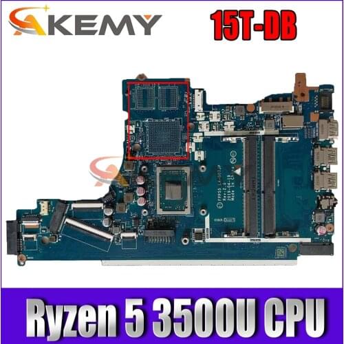 Akemy For HP 15T-DB 15-DB 15-DX Series Laptop motherboard Ryzen 5 3500U DDR4 L46515-601 L46515-001 FPP55 LA-G07JP