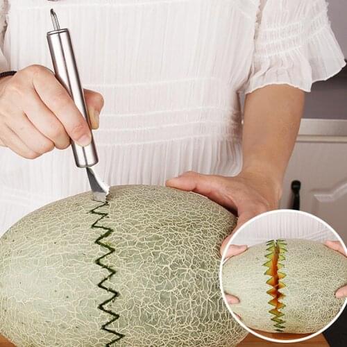Stainless Steel Fruit Cutting Tool Set Fruit Corer Melon Spoon Lemon Peeler Fruit Carving Cutter for Kitchen Gadgets