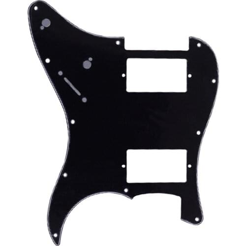 Pickguard Guitar Pickguard Humbucking Pickup For ST / SQ / Guitar, Black white
