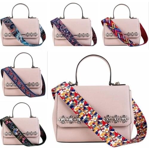 NoEnName US Fashion Satchel Replacement Purse Canvas Strap Handle Shoulder Crossbody Handbag Ribbon (The Bag is Not Included！！!)