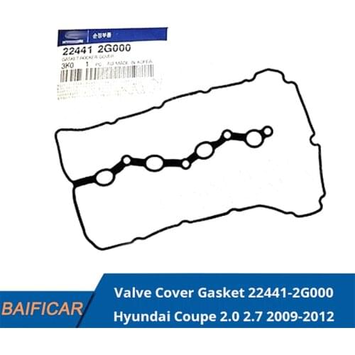 Baificar Brand New Genuine Valve Cover Gasket 22441-2G000 For Hyundai Coupe 2.0 2.7 2009-2012