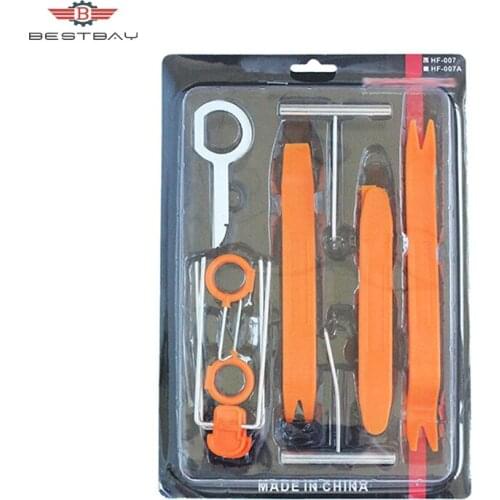 12Pcs Plastic Car Panel Remove Kits Auto Radio Door Clip Panel Trim Dash Audio Removal Installer Pry Tool Repairing Set