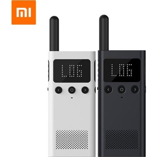 2020 Xiaomi Mijia Smart Walkie Talkie 1S With FM Radio Speaker Smart Phone APP Control Location Share Fast Team Talk Outdoor