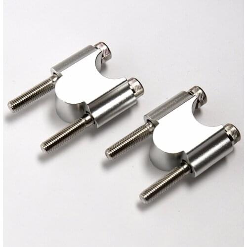Silver Handlebar Riser Kit 7/8" Bars 30mm For Universal Motorcycle ATV Dirt Bike Models
