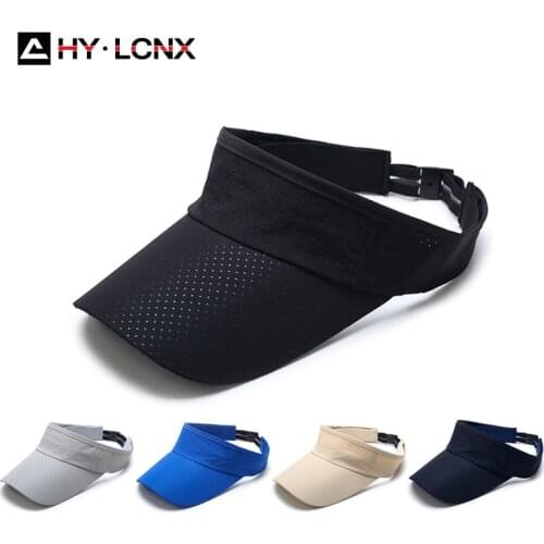 Spring And Summer New Men Cotton Breathable Mesh Top Sun Hat Women Outdoor Sports Quick-drying Adjustable Big Brim Hat