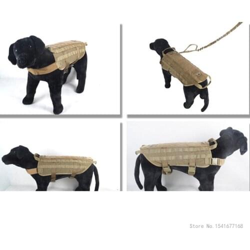 Outdoor Tactical Training Vest Dog Clothing Summer Lightweight Nylon Pet Clothing Medium and Large Canine Dog Vest Clothing