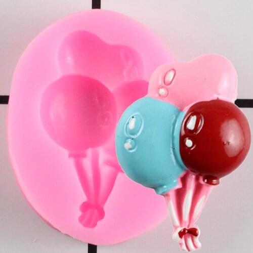 Balloon Silicone Molds Baby Birthday Cupcake Baking Fondant Cake Decorating Tools Chocolate Mould Candy Clay Resin Moulds