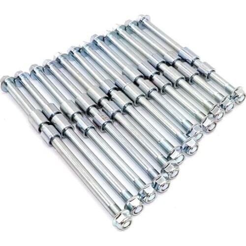 Motorcyle parts Front Rear wheel hub 12mm 190mm 200mm 225mm -260mm Axle shaft axis sleeve Fit PIT PRO Trail Dirt Bike QUAD ATV