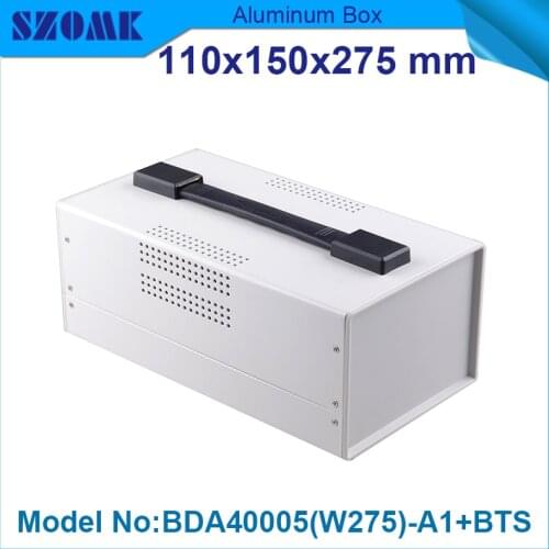 1 piece electronics iron material cabinet with abs plastic panels + screws in Black and white color both available109x149x275 mm