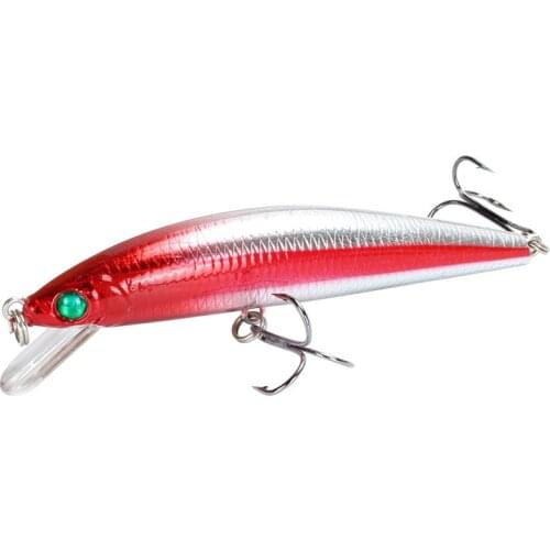 1pcs Minnow Fishing Lure 10cm 28.4g Sinking Jerkbait Artificial Hard Baits 3D Eyes Wobbler Pike Lure Fishing Tackle Pesca