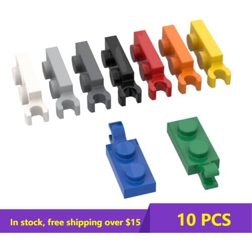 10PCS Bricks 63868 1x2 Compatible Assembles Particles For Building Blocks DIY Educational High-Tech Spare Toys For Children