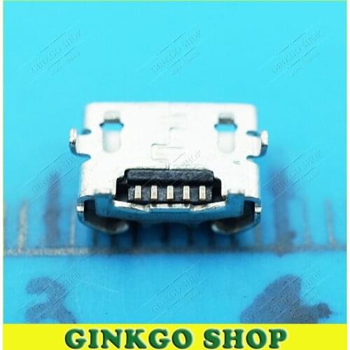 1000pcs/lot Micro USB Jack 5Pin Charging Data Sockect Port with Horn for repairing mobile phone digital product