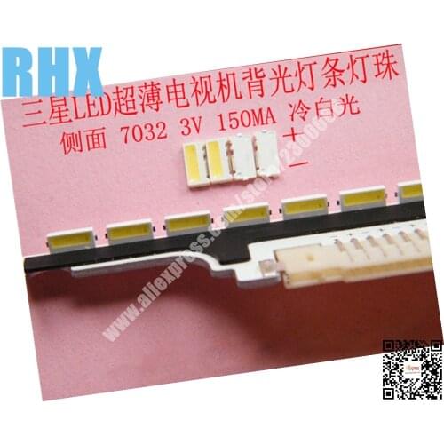 200piece/lot For repair LCD TV LED backlight Article lamp SMD LEDs Side shine 3V 7032 150MA Cold white light emitting diode