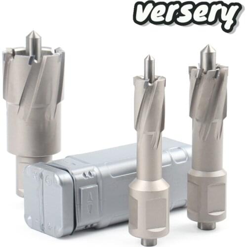 Free shipping 12-52mm*35mm TCT Annular Cutter Magnetic Drill Bits Hard Alloy Hole Saw for iron stainless steel Hollow Core drill