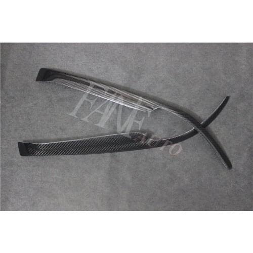 Carbon Fiber Headlight Cover Eyebrows Eyelids for Mitsubishi Lancer Evolution EVO 7 8 9 2003-2007