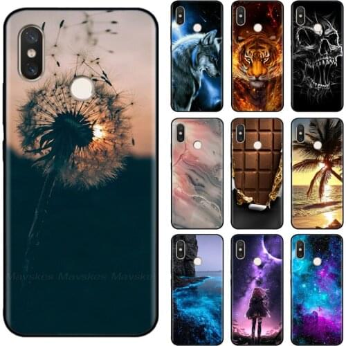 For Xiaomi Mi 8 Lite Case Xiomi Mi 8 Cover Silicon Cartoon Phone Case Soft Ultra Thin Matte Case For Xiaomi Mi 8 mi8 SE case