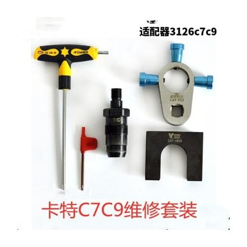 For CAT C7C9 common rail injector HEUI repair tool set clamp C7C9 adaptor