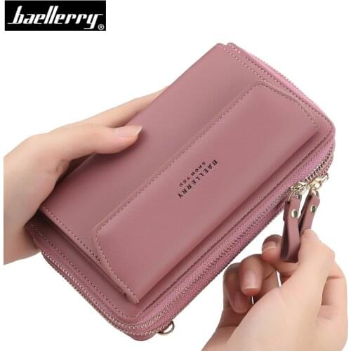 Fashion Women Long Wallet Female Wallets Clutch Lady Shoulder Bag Purse Zipper Phone Pocket Card Holder Ladies Cartera