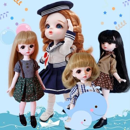 DBS DREAM FAIRY Doll 1/6 BJD Mechanical joint Body With makeup Including scalp wig eyes clothes girls SD