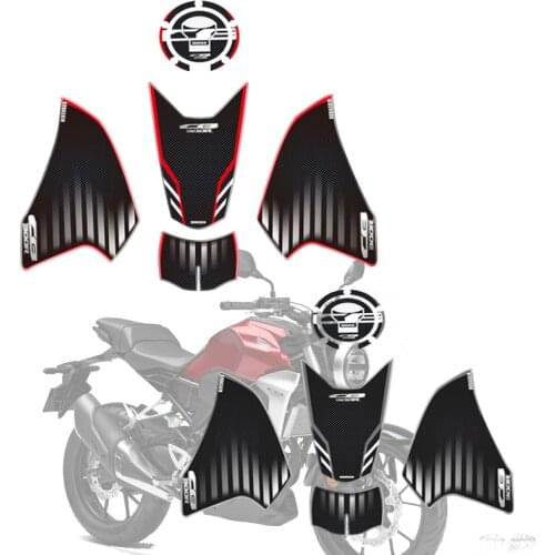 Motorcycles 3D Printing Tank Pad Gas Oil Decoration Sticker Motor Protection Sticker For Honda CB300R CB 300R accessories