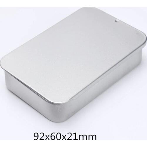 Size: 90x60x20mm big sliding tin box mint tin metal case food candy box storage packing container