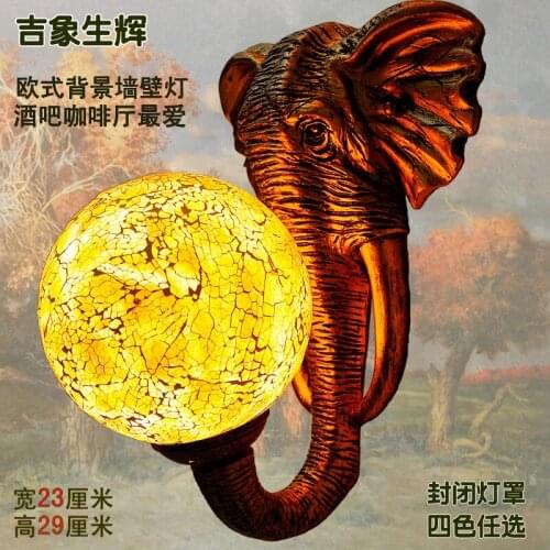 Modern Mediterranean Wall Lamp 110V 220V Eight Choice LED Wall Lamp Aisle Staircase Retro Wall Lamp sconce bracket light