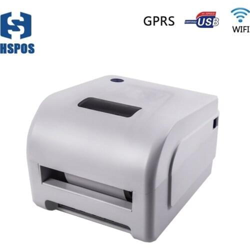 HSPOS 108mm Thermal Label Printer QR Code Barcode Printer ESC/POS LAN WIFI GPRS Interface HS-K39