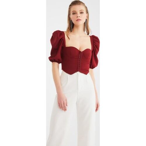 Trendyol Collar Detailed Bluz TPRSS21BZ1914