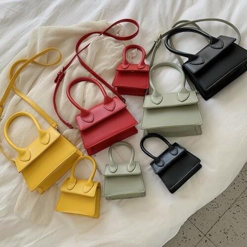 Vintage Crocodile Pattern Square Handbag Womens High Quality PU Leather Diagonal Bag Woman Designer Chain Mini Shoulder Bag