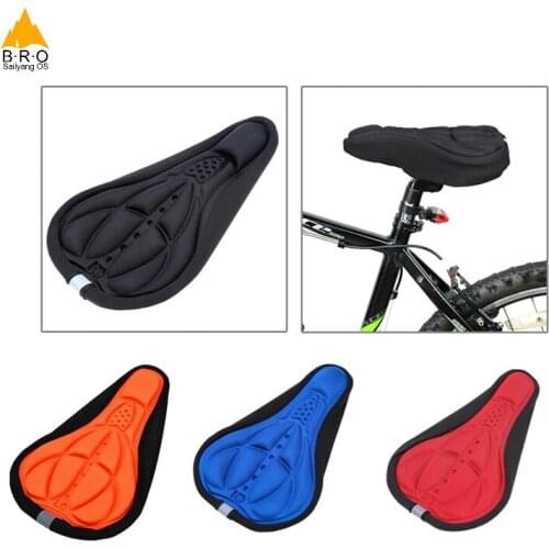 High Quality 2019 Hot Breathable Bicycle Saddle Bicycle Parts Cycling Seat Mat Comfortable Cushion Soft Seat Cover for MTB Bike