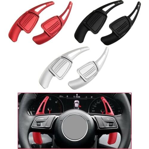 Yubao Aluminum Car Steering Wheel Gear Shift Paddle Shifters For Audi A3 / S3 facelift A5 S5 2017 A4 B9 Q7 2016-2017 TT TTS