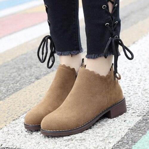 Lucyever Plush Warm Winter Shoes Women 2021 New Flock Bow Lightweight Snow Boots Woman Round Toe Low Heels Thick Cotton Boots