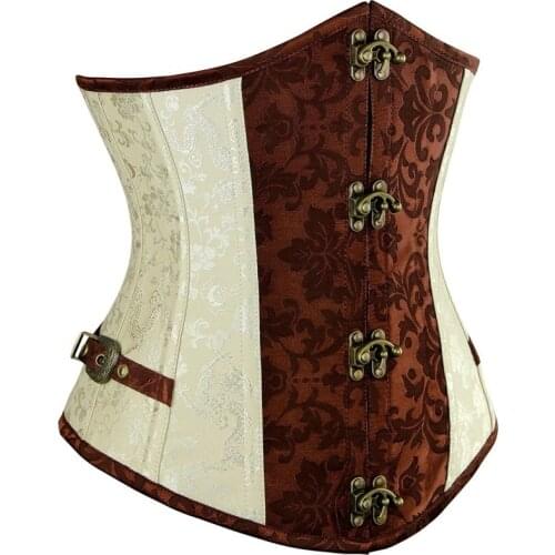 Wholesale Party Dress Women Corset Underbust Printing Bustiers Slimming Belt Body Shaper Up boned Overbust Waist Women Costumes