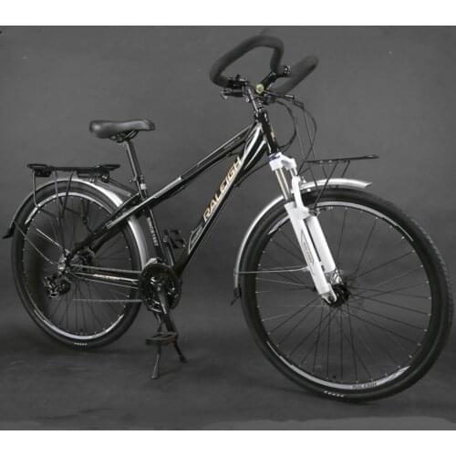 24 Speed 700C Road Bike Butterfly Handle Aluminum Shoulder Lock Front Fork Disc Brake Aluminum Alloy Frame Adult Bike
