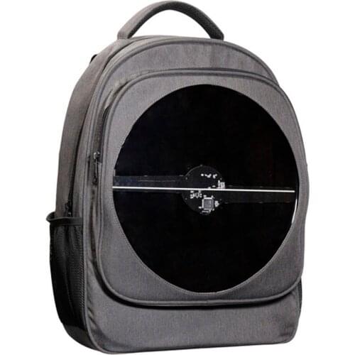3D Holographic Display LED Fan Advertising Mobile Advertising Light Backpack Custom Editing Video Or Pattern Bluetooth Projector