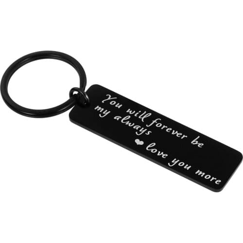 Valentines Day Keychains Jewerly Forever Love You More Gifts for Girlfriend Boyfriend Husband Wife Wedding Anniversary