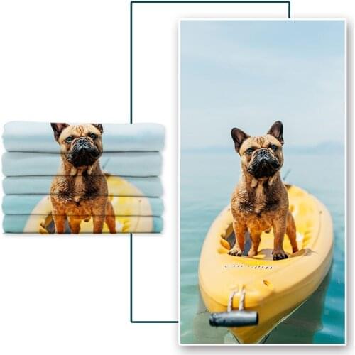 Microfine Printed Quick-Drying Beach Towel Sunscreen Water-Absorbent And Breathable