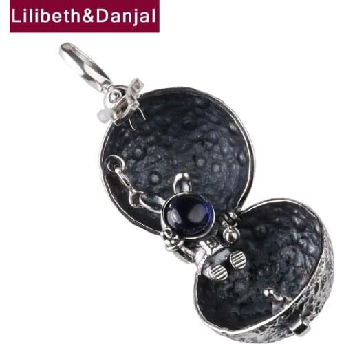 Moon Astronaut Pure 925 Sterling Silver Free Leather Chain Multiple Ways To Wear Necklace Pendant Jewelry Women Men 2020 New P32