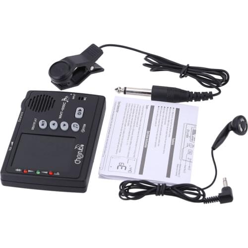 Cherub WMT-555C Electronic Digital Tuner & Tone Generator & Metronome with Pickup for Guitar Bass Ukulele Violin Multifunctional