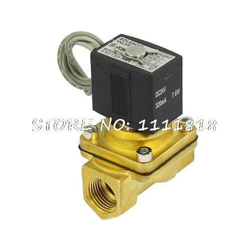 DC24V 320mA 7.6W Water Solenoid Valve 1/2" PT VX2120-X64