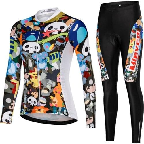 Cycling Jersey Long Set Bib Pants Custom Cycling Clothing Breathable Road Cycling Clothes MTB Mountain Bike Wear Uniform